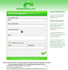 Screenshot Regresare.com